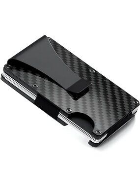 Minimalistic Carbon Fiber Wallet for Men- RFID Blocking Slim Wallet